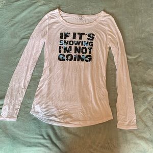 Dealia’s Graphic Long Sleeve Shirt Size XS